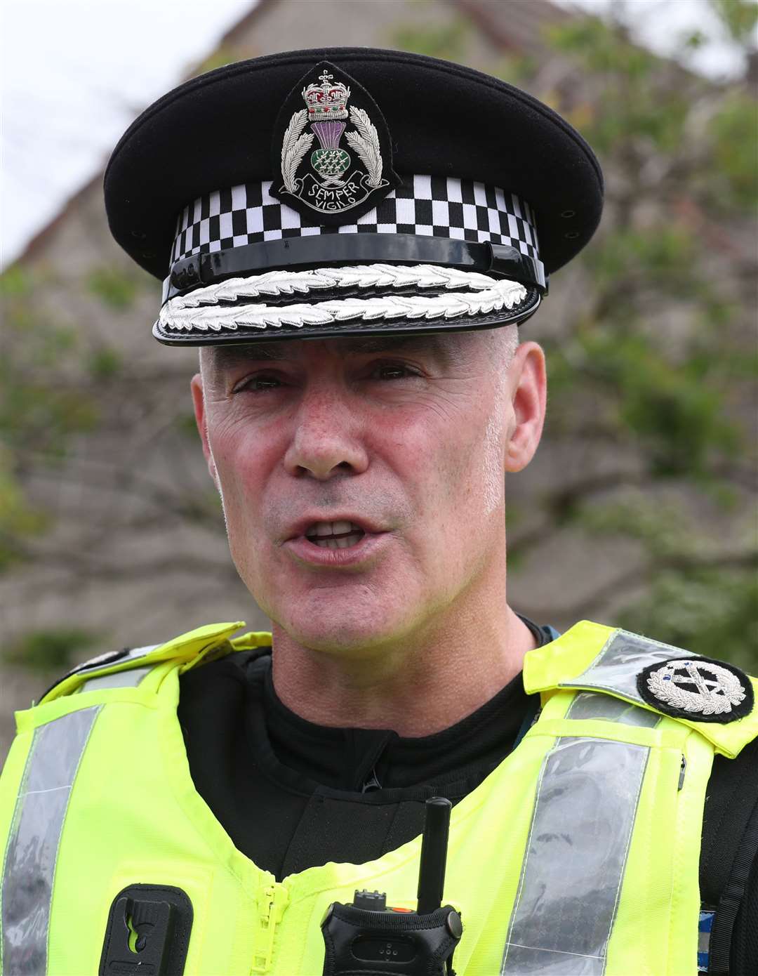 Assistant Chief Constable Bernard Higgins is in charge of Cop26 policing (Andrew Milligan/PA)