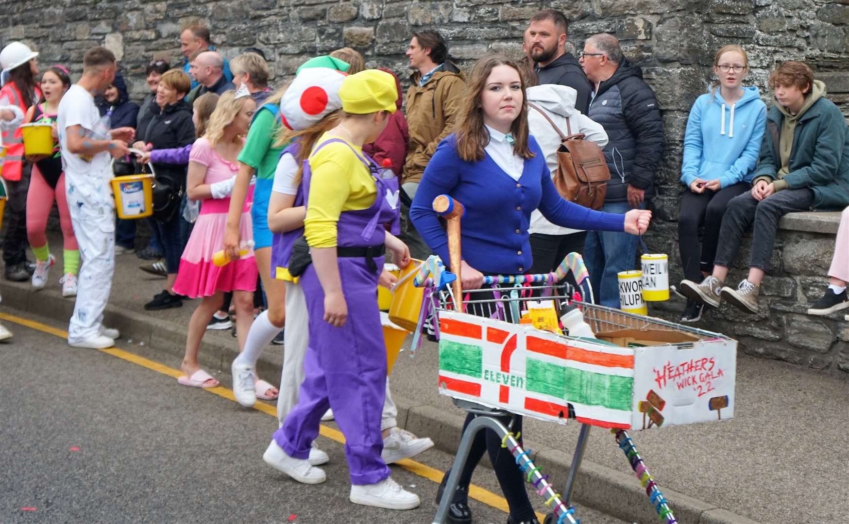 Procession of floats and fancy dress for Wick Gala Week 2022. Picture: DGS