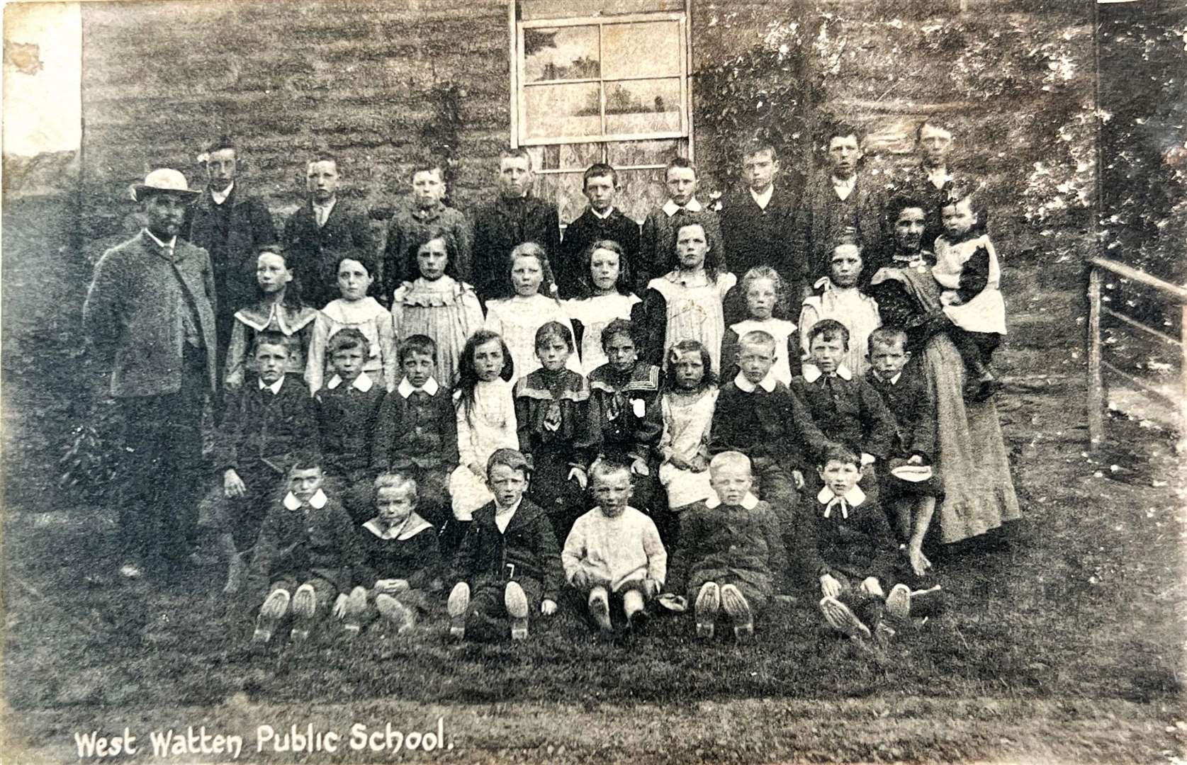West Watten Public School in 1910.