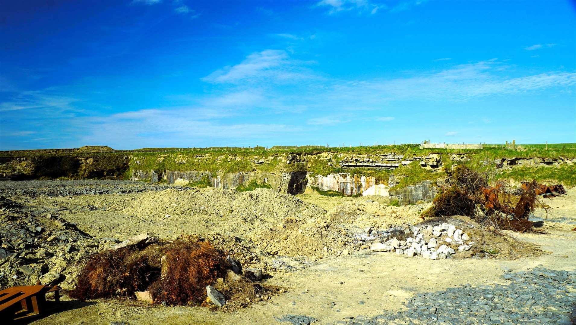 Common prejudices forced Caithness travellers to live outside towns. There was a camp around this quarry at Weydale, about three miles from Thurso. Picture: DGS