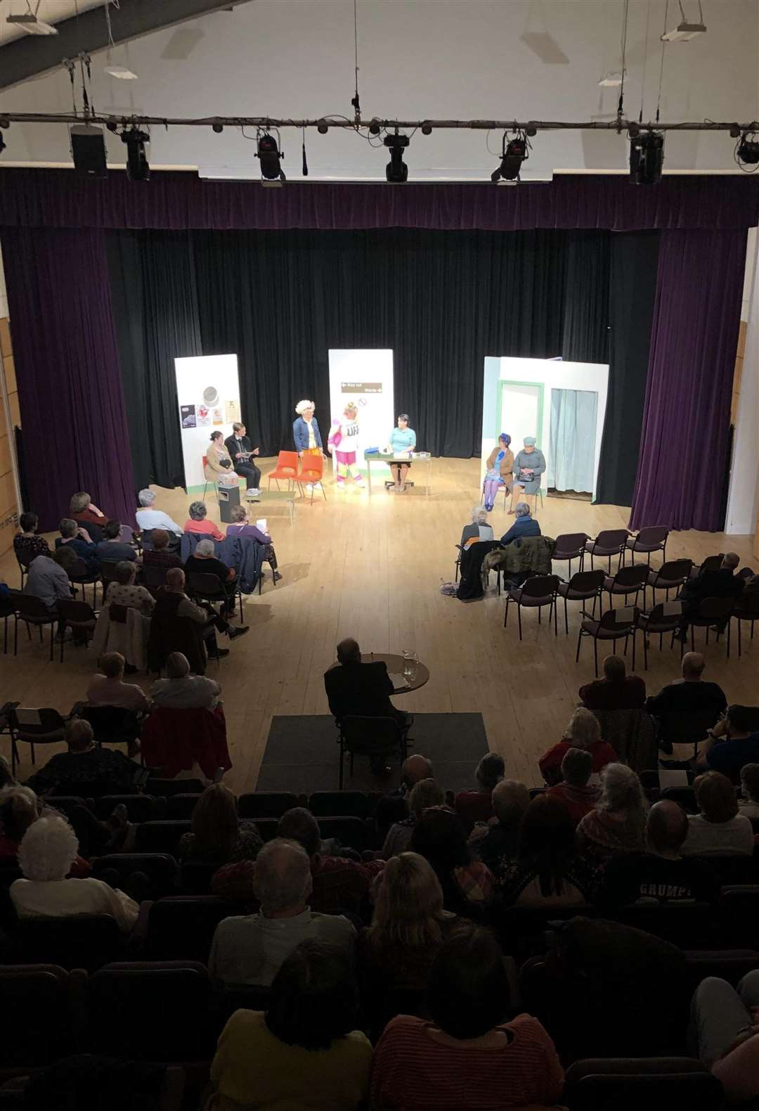 Womberang on stage at Nairn Community & Arts Centre. Picture: James Steven