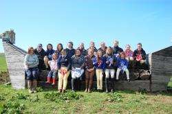 The riders who took part in the one day event at Northfield are pictured along with Maureen Coghill, district commissioner of Caithness Pony Club (front fifth from left).