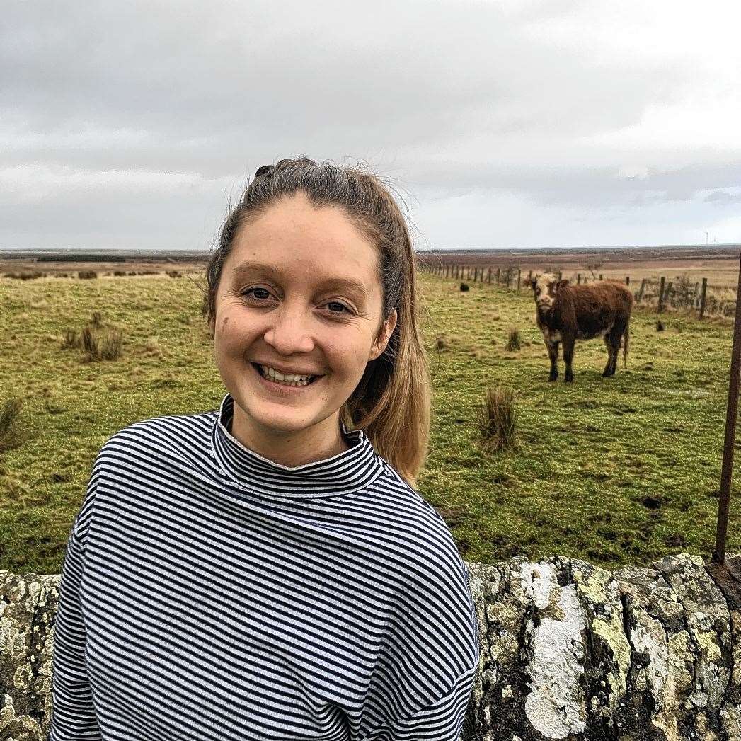 Charlotte Mountford says the course she is studying will allow her to work on projects that contribute to community development in Caithness.