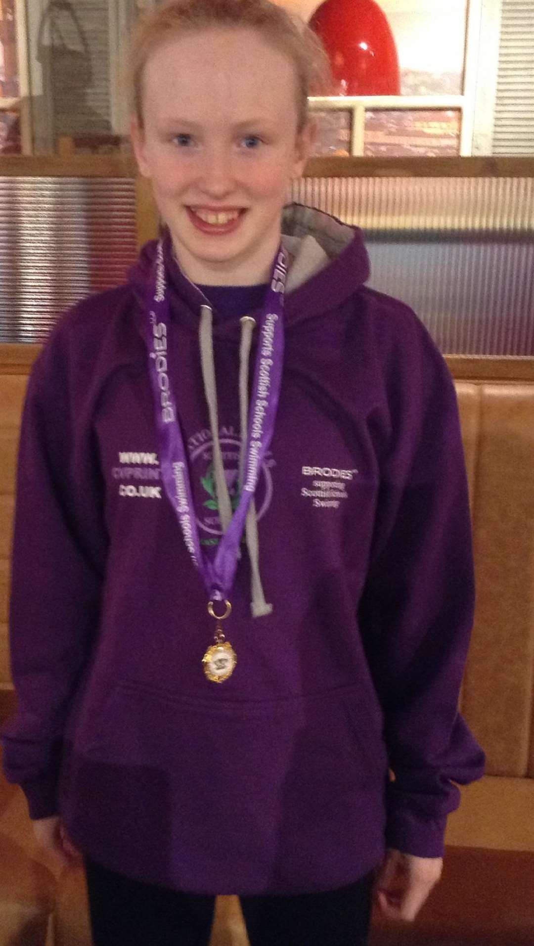 Emma Mill is the Scottish 50 metre butterfly champion.