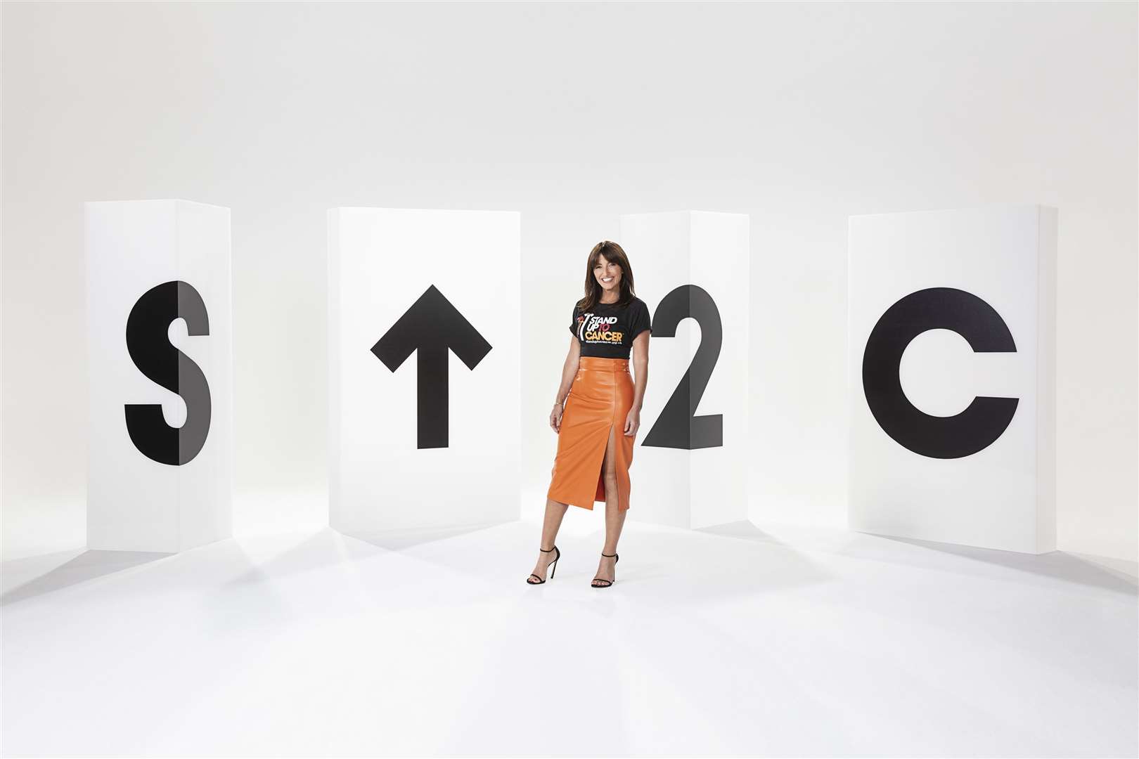 Davina McCall presented the live show for Stand Up To Cancer (SU2C/Channel 4/PA)