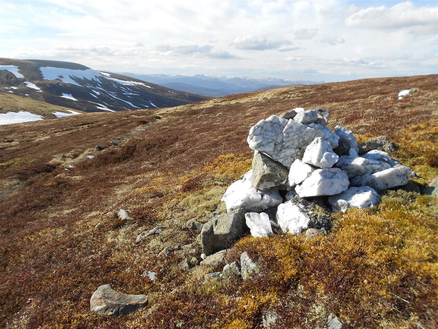 The summit of the Minigaig Pass in the Cairngorms. Picture: John Davidson