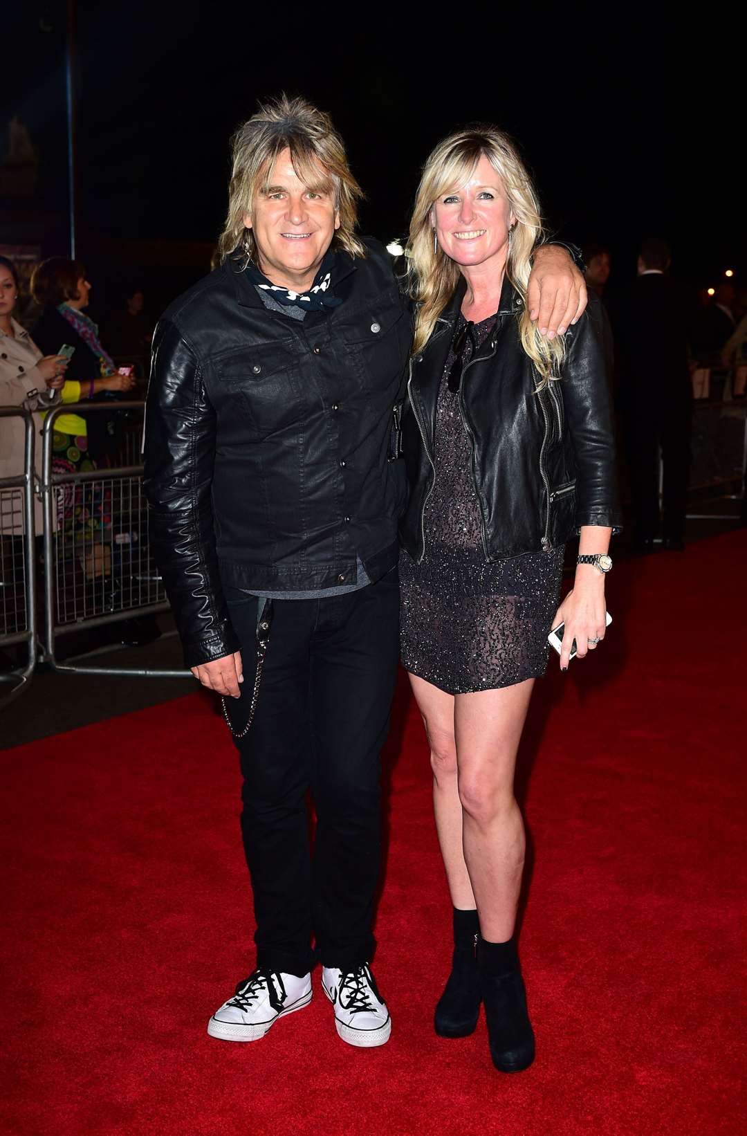 Mike Peters and his wife Jules (Ian West/PA)