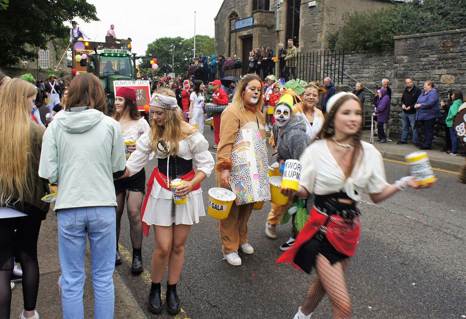 Procession of floats and fancy dress for Wick Gala Week 2022. Picture: DGS