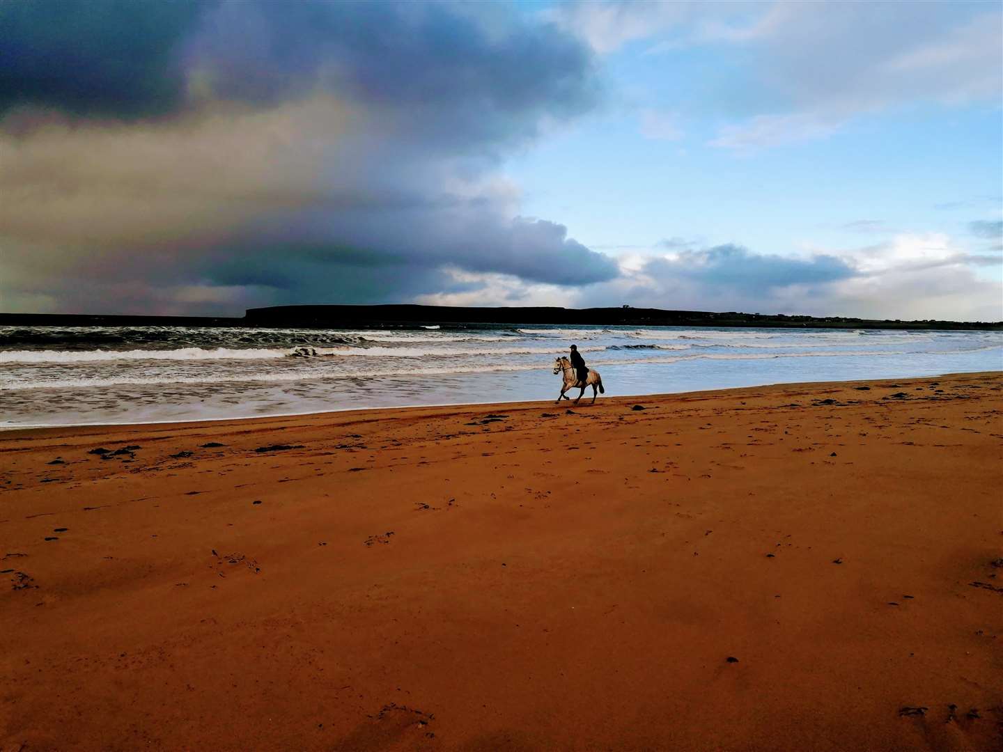 New year's day on Dunnet beach from David Lindsay.