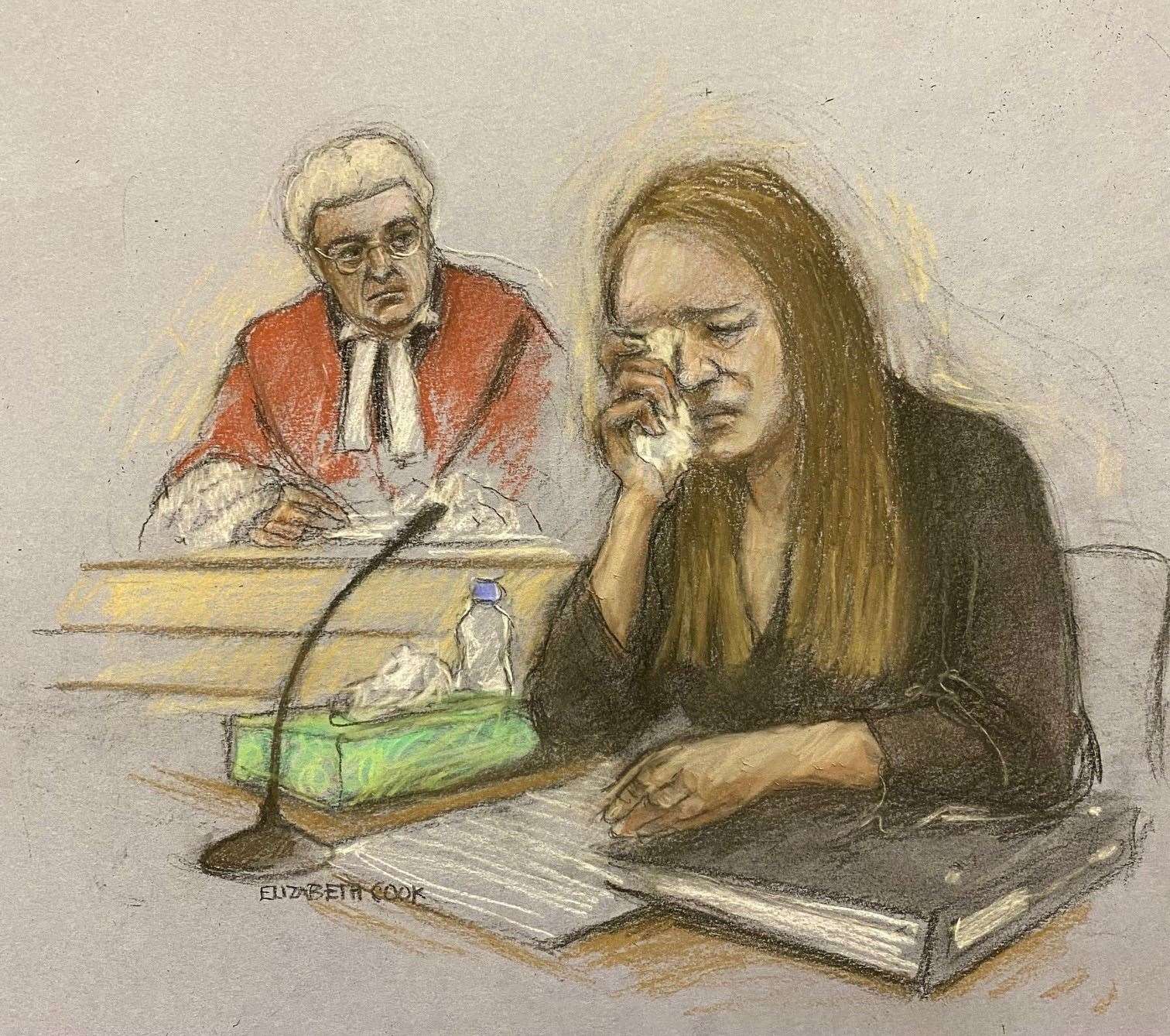 Letby refused to attend her sentencing where a judge read a victim impact statement as the parents of her victims listened (Elizabeth Cook/PA)