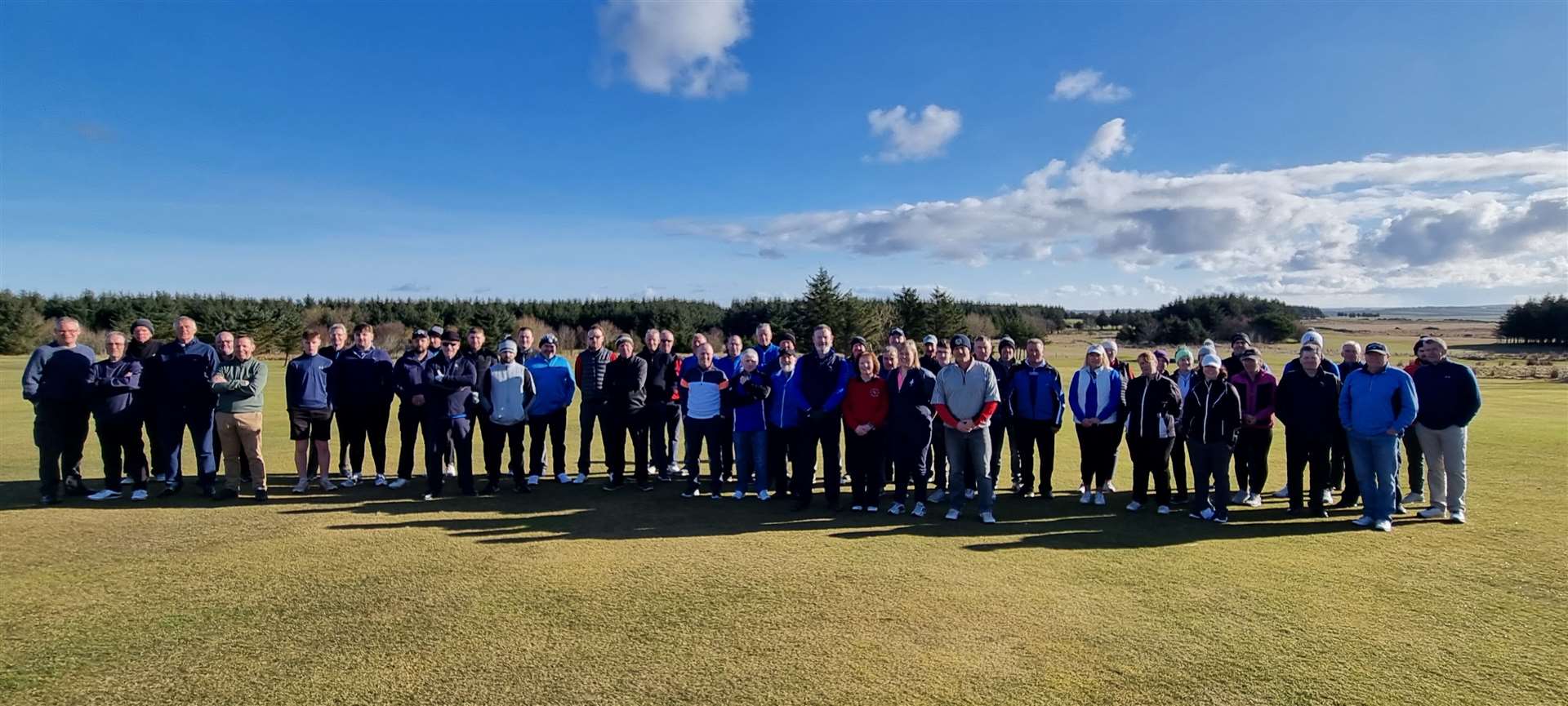 Fifty-six players took part in the season-opening Captain versus Vice-Captain match at Thurso Golf Club. Picture: Chris Sinclair