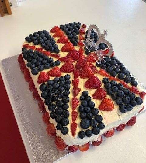 A jubilee-themed treat for the Bower school community.