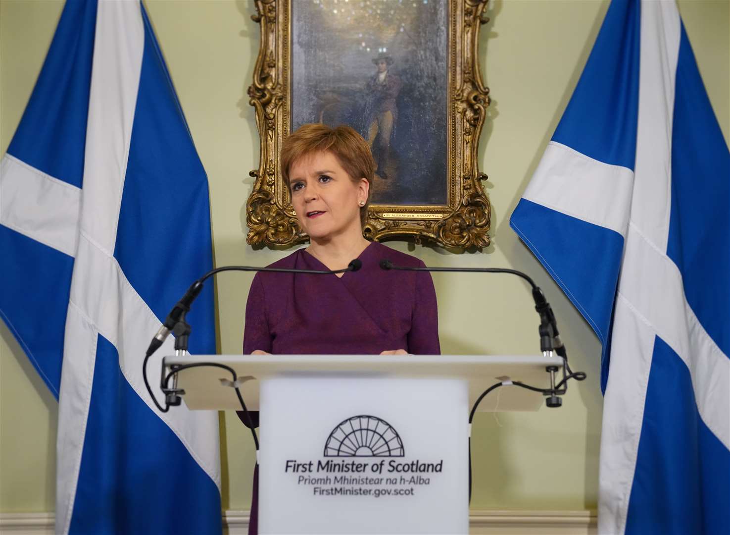 First Minister Nicola Sturgeon announced her resignation at Bute House this morning.
