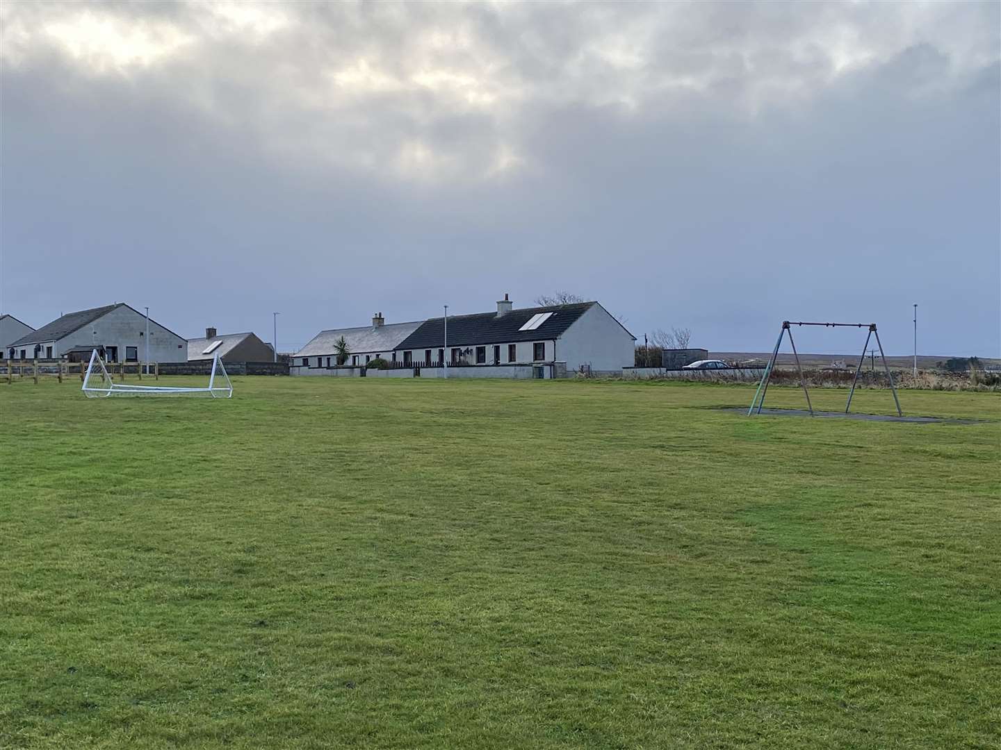 The proposed site for the new playpark at John O'Groats.