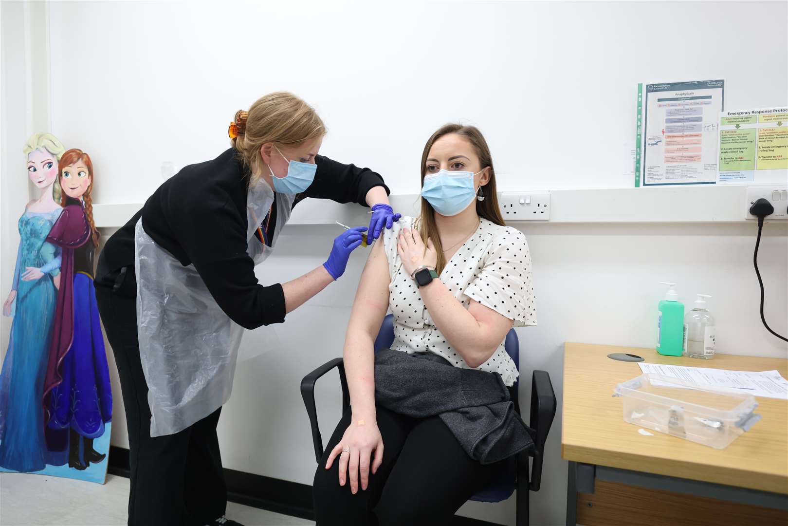 A new Moderna coronavirus booster jab has been approved for use on people aged over 18 in the UK (James Manning/PA)