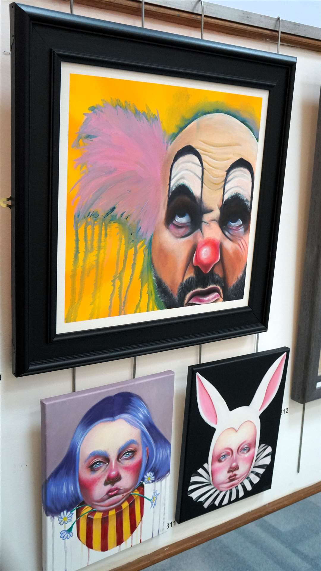 Professional artist Leah Davis' colourful pop art style. Picture: DGS