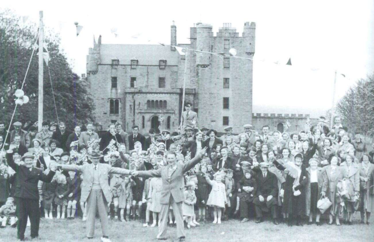 The original picture taken to celebrate the Queen's coronation in 1953