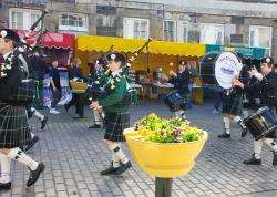 Members of the Wick RBLS Pipe Band gave a rousing start to the afternoon during the spring fun day in Wick.