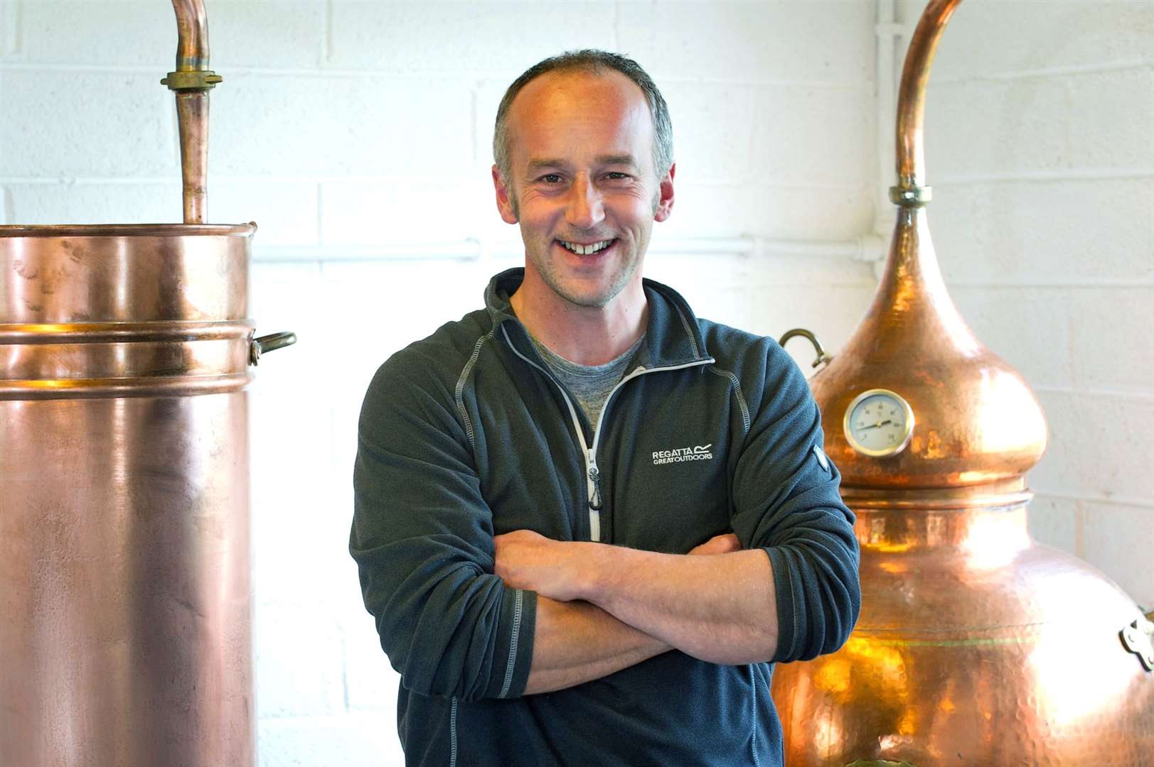 Distiller Iain Black of Ice & Fire Distillery. Picture: Angus Mackay