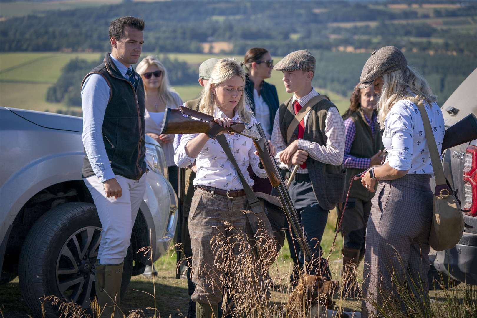 A shooting party on the Glorious 12th, the official start of the grouse season (Jane Barlow/PA)