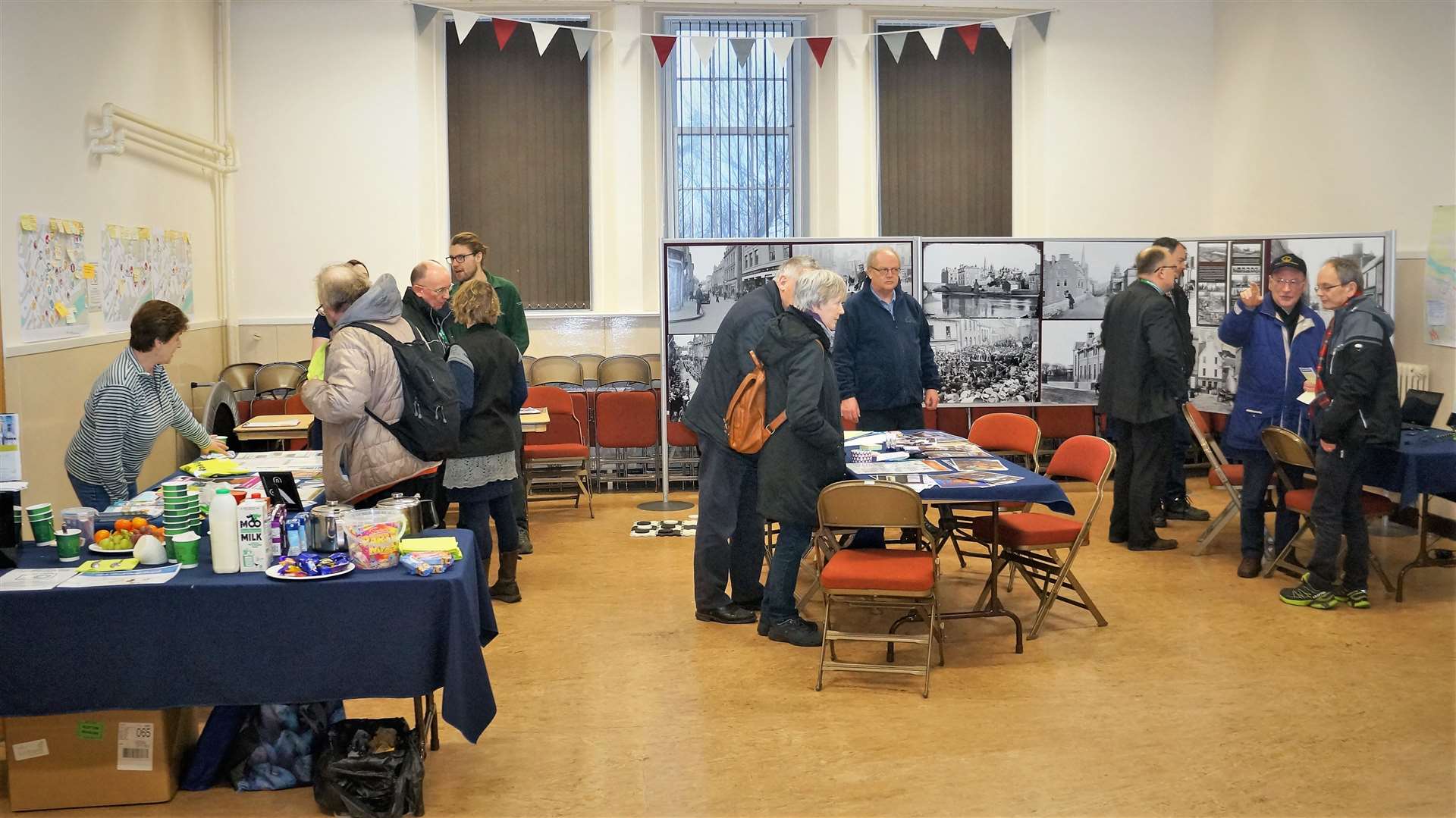The Sustrans public event on Thursday had many visit over the two sessions held that day. Pictures: DGS