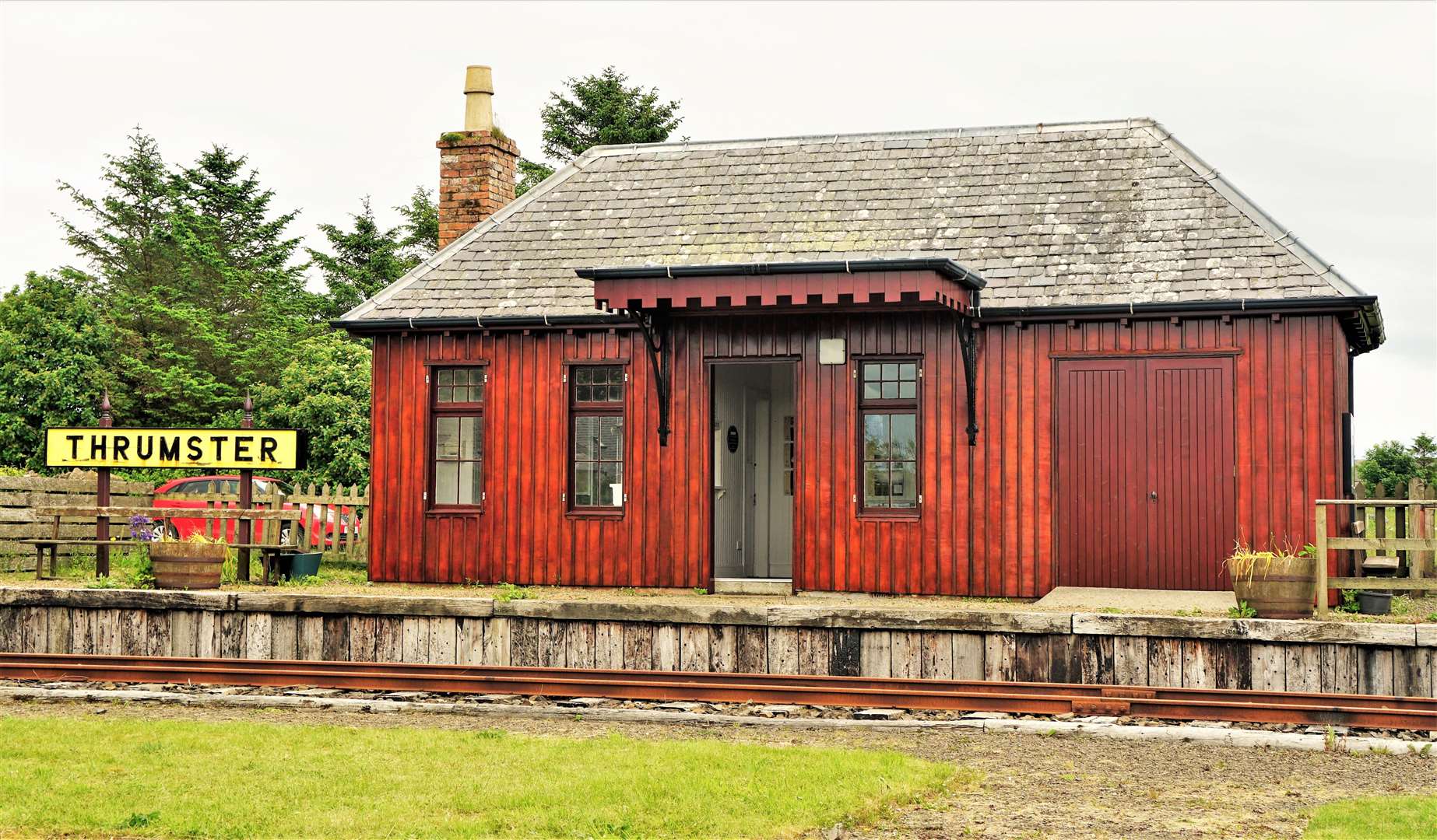 The completely refurbished railway station at Thrumster. Picture: DGS