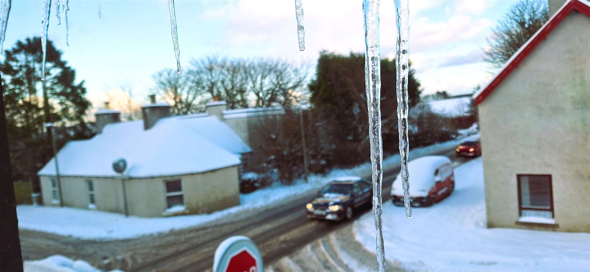 Icicles in Watten. Picture: DGS