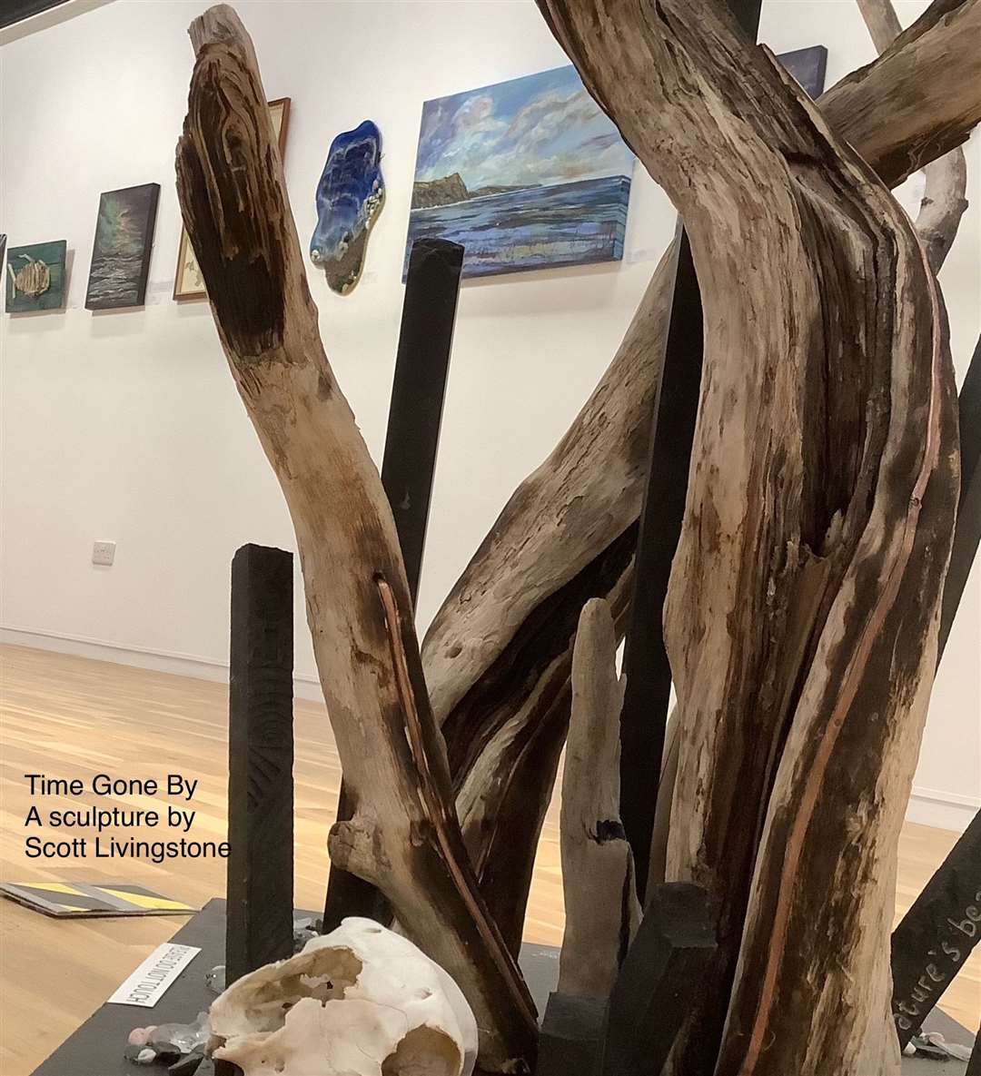 'Time Gone By' sculpture by Scott Livingstone.