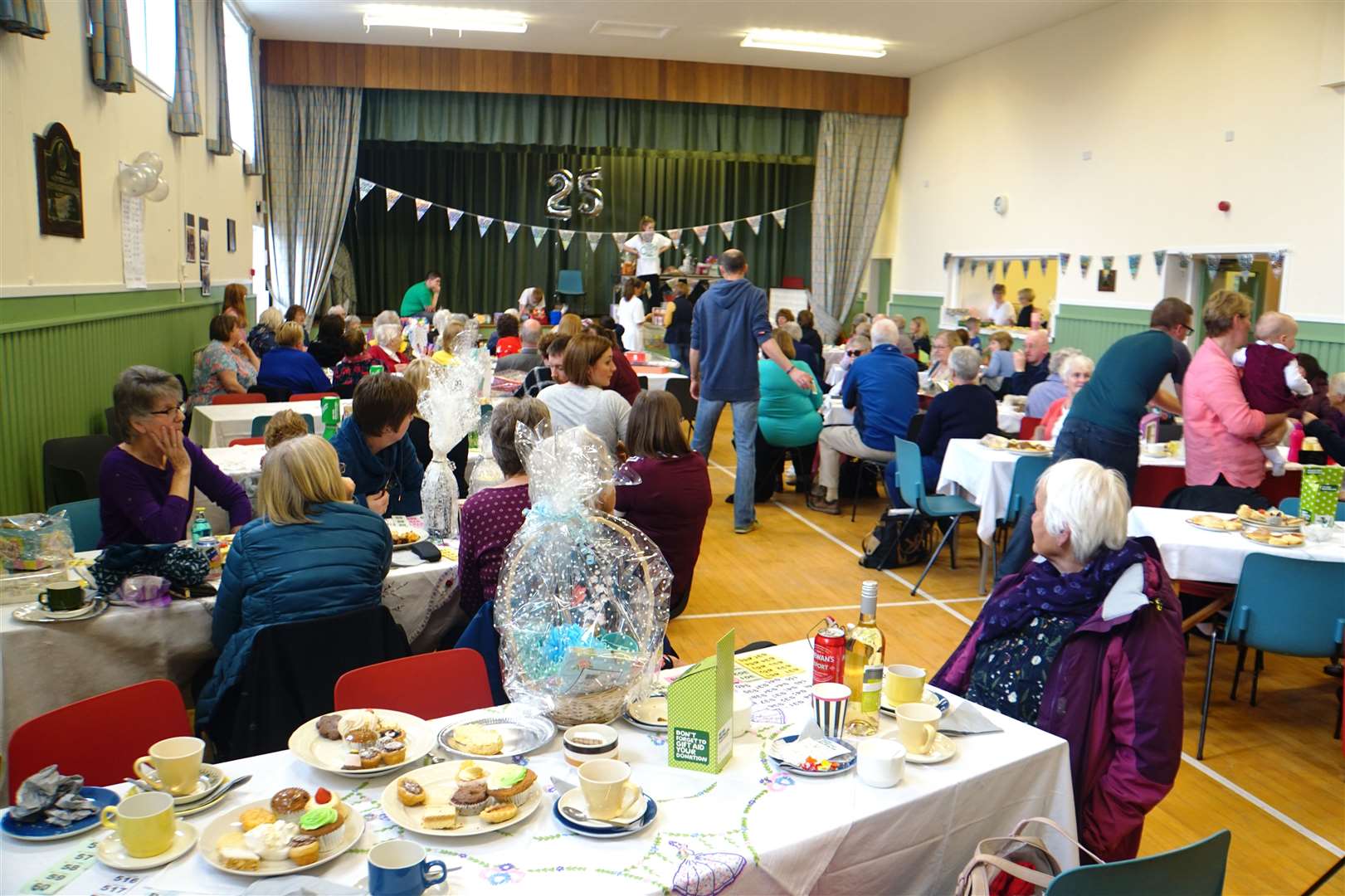 A huge turnout at the Watten coffee morning saw people travelling to the village hall from far and wide.