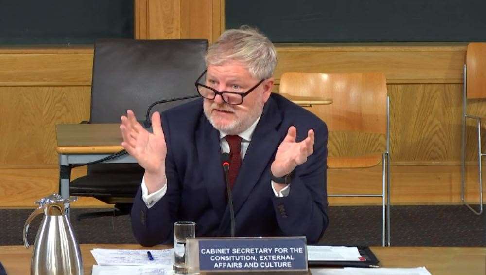 Angus Robertson said the engagement between the Scottish and UK governments is ‘suboptimal’ (Scottish Parliament TV/PA)