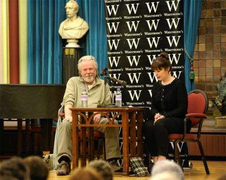 Author Peter May is interviewed by Nicola MacAlley at Inverness Town House.