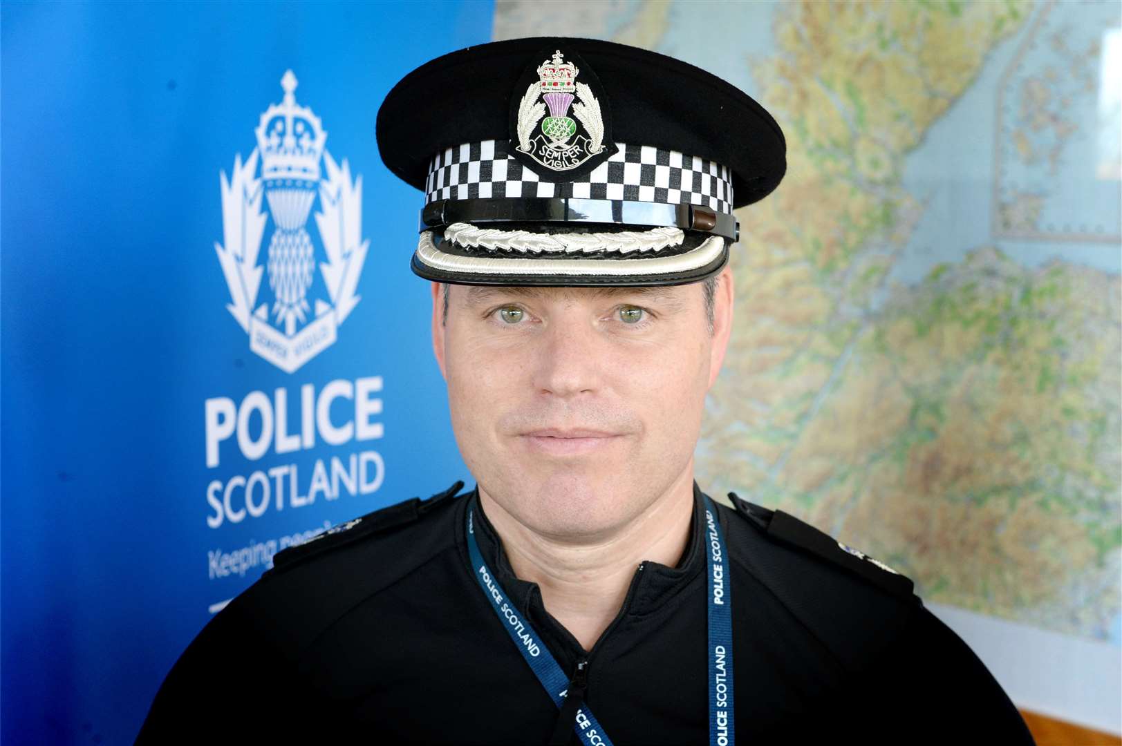Highlands and Islands Divisional Commander Chief Superintendent Conrad Trickett.