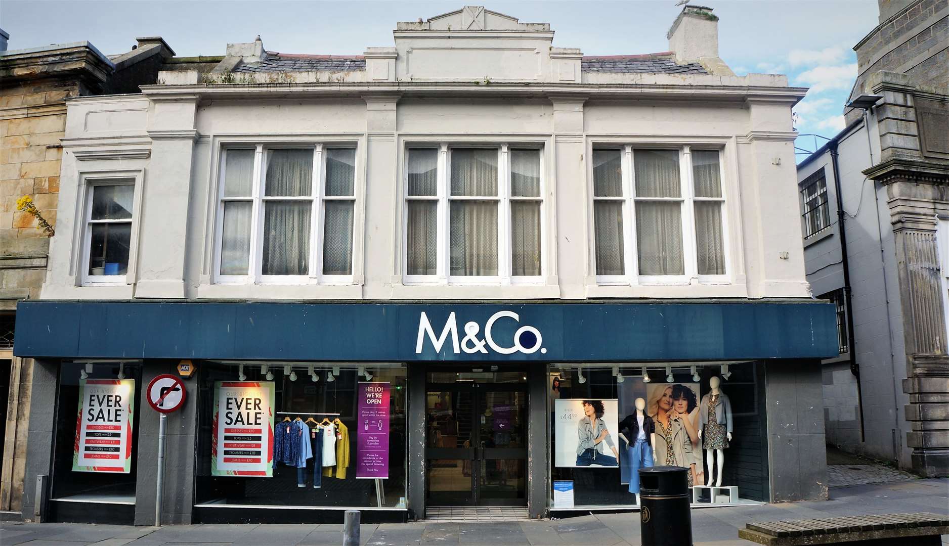 The M&Co shop in the centre of Wick. Staff face an uncertain future after administrators were called in. Picture: DGS