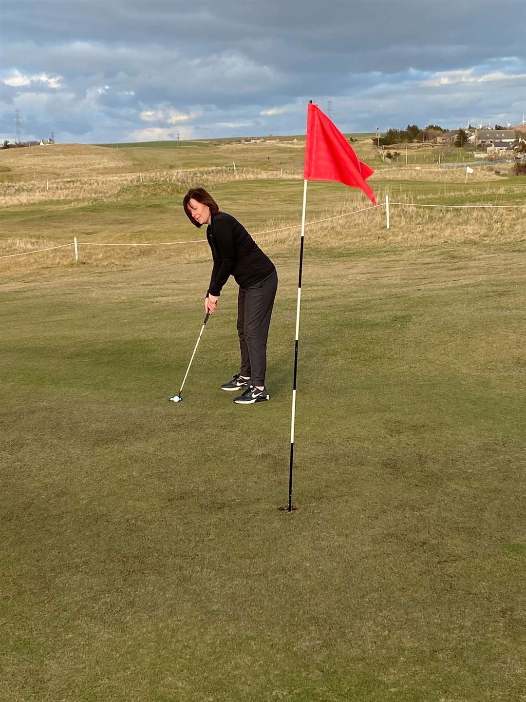 Nicola Campbell at Reay Golf Club.