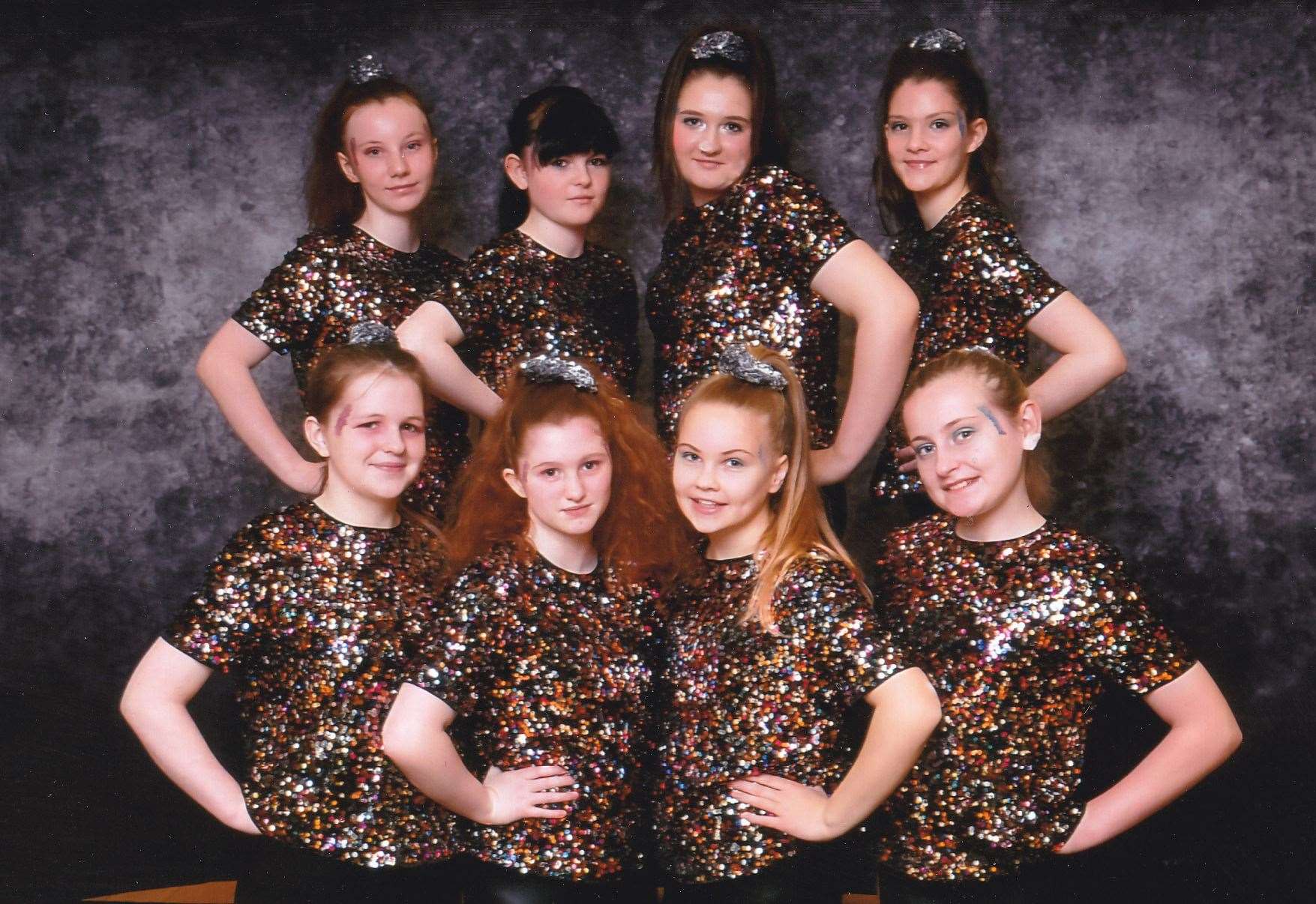 Back, from left: Paige McPhee, Zara Smith, Angelina Bain and Aila Anthoney. Front: Carys Gunn, Bethan Wood, Lois Manson and Faith Smith. Picture: Taken Photography