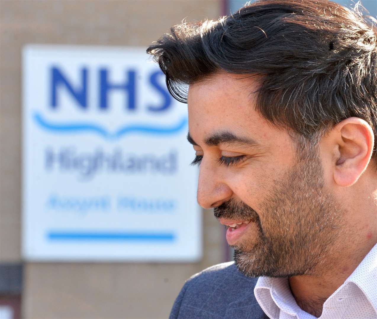 Health Secretary Humza Yousaf will hear about maternity and other health concerns during visit. Picture Gary Anthony.