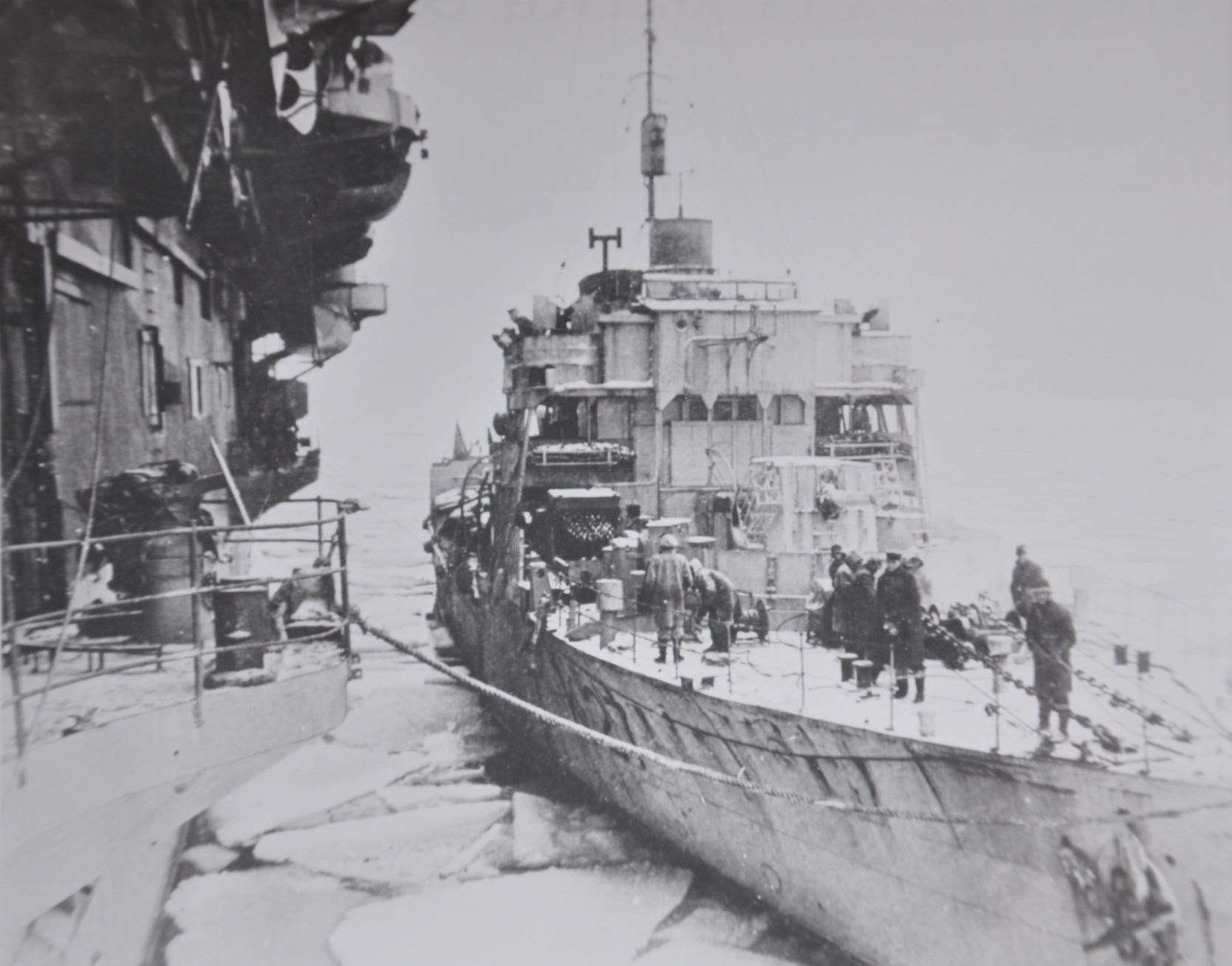 One of the ships of the Russian Arctic convoys, described by Winston Churchill as the 'worst journey in the world'.