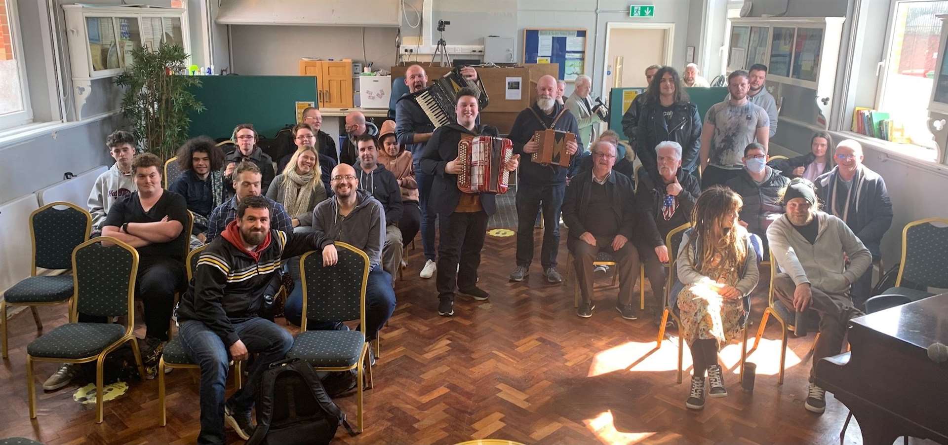 Brandon took a class in button accordion at the Cork Academy of Music.