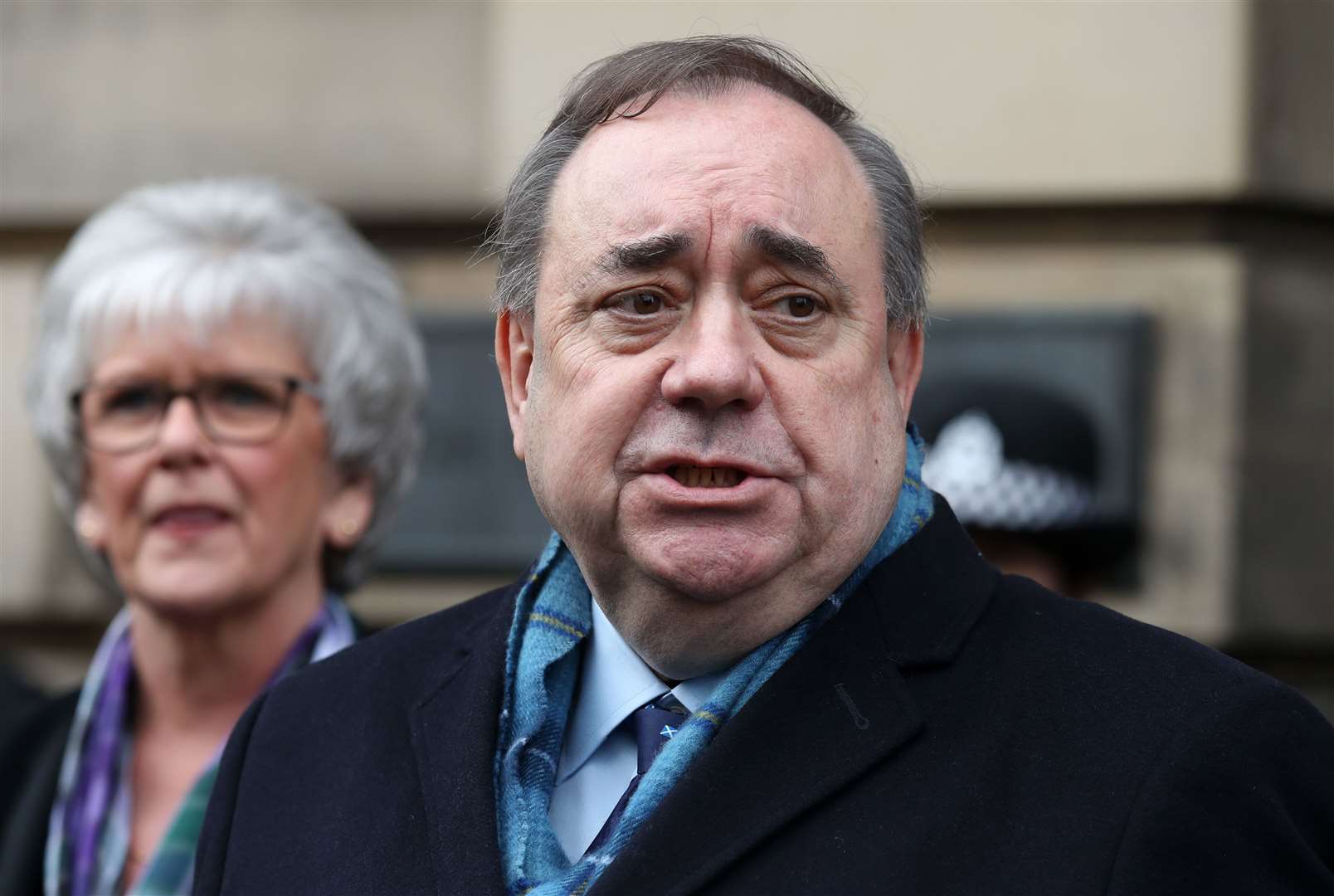 Alex Salmond is bidding to return to Holyrood as the leader of the new Alba Party (Andrew Milligan/PA)
