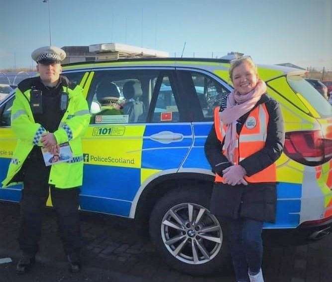Child seat safety checks were carried out by road policing officers in Wick along with an expert from the Good Egg safety campaign.