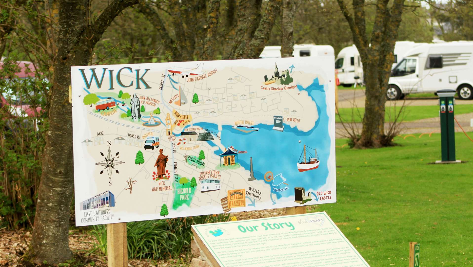 Wick River Campsite is set for a 'really positive' season with 1850 bookings so far. Picture: Alan Hendry
