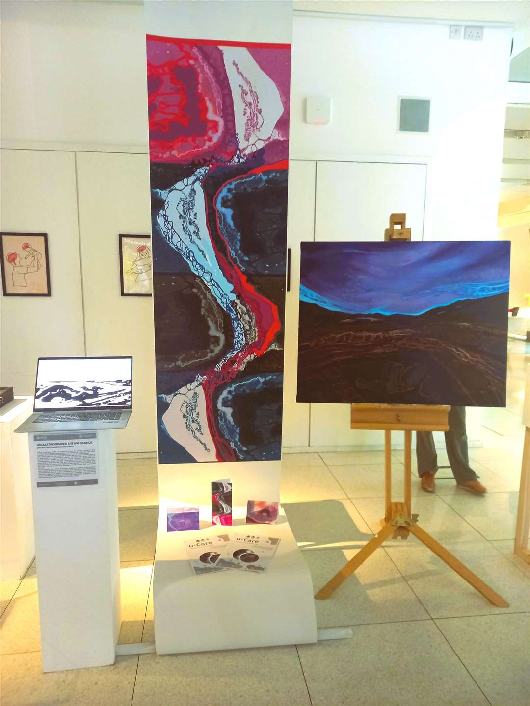 Jenny Bruce has artworks related to the workings of the human brain at a University of Edinburgh exhibition. Picture supplied